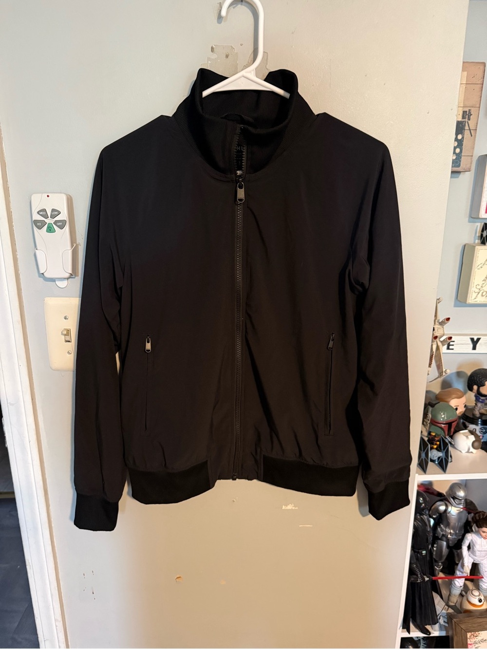 Athleta Black Women's Lightweight Bomber Jacket